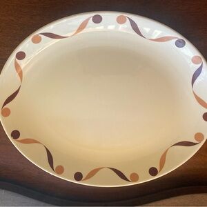 Vintage W S George, Neptune pattern serving platter. 1940’s perfect